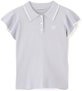 Amazon | [ジル バイ ジルスチュアート] フリル袖ポロニット